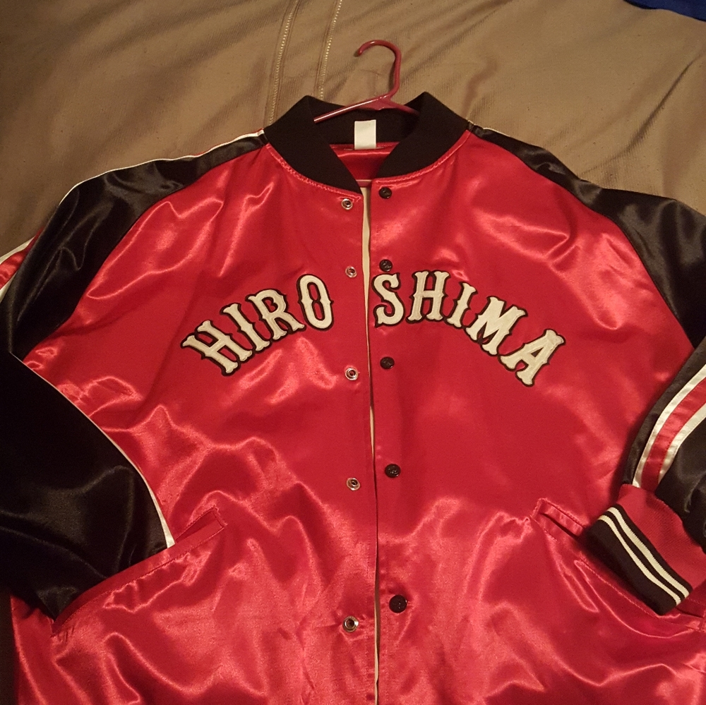 STALL AND DEAN RARE HIROSHIMA CARP VARSITY STYLE J
